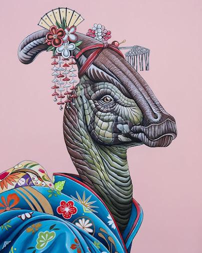 Los retratos mesozoicos de Lady Jurassika