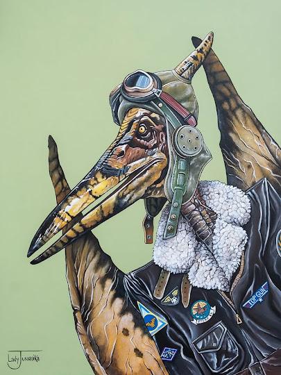 Los retratos mesozoicos de Lady Jurassika