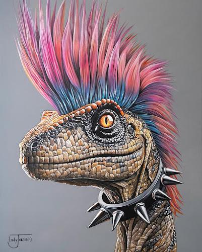 Los retratos mesozoicos de Lady Jurassika