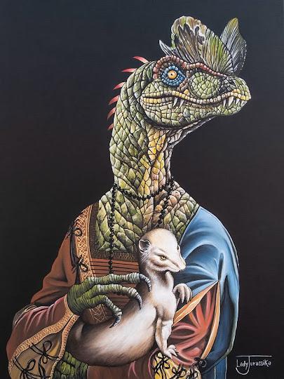 Los retratos mesozoicos de Lady Jurassika