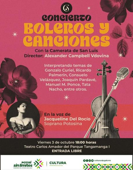 Jacqueline del Rocío ofrecerá concierto de gala junto a la Camerata de San Luis