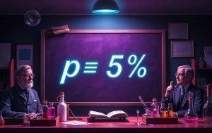 Curiosidad: ¿Por qué usamos p < 0.05? Un umbral que cambió la historia de la ciencia