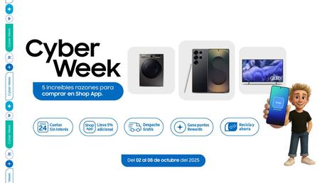 Samsung anuncia Cyber Week con beneficios exclusivos en Shop App