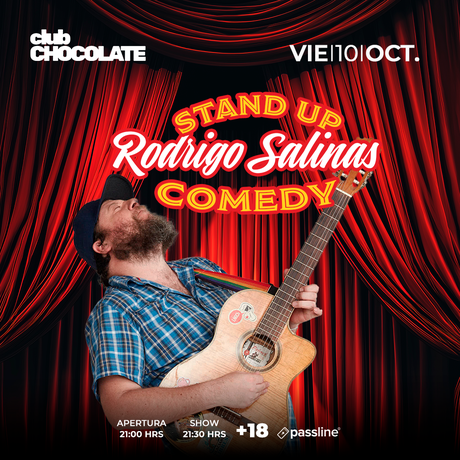 Rodrigo Salinas se presenta este viernes 10 de octubre en el Club Chocolate
