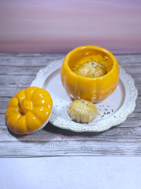 Crema de calabaza con boniato