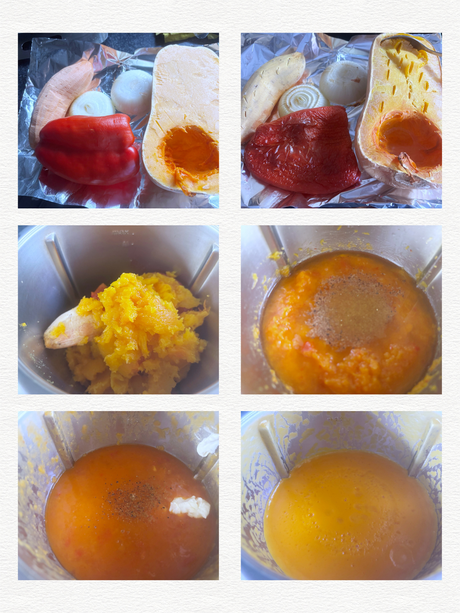 Crema de calabaza con boniato