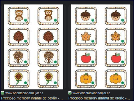 memory de otoño interactivo e imprimibles memory de otoño interactivo e imprimibles