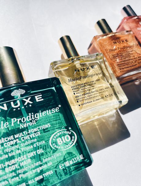 Huile Prodigieuse de Nuxe que es, como se usa, beneficios, por qué es tan famoso, opiniones, colores, donde se compra, precio, farmacity.