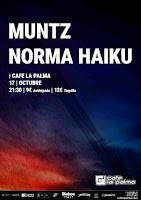 Concierto de Muntz y de Norma Haiku en Café la Palma
