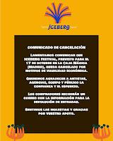 Comunicado cancelación del Iceberg Festival 2025 en la Caja Mágica