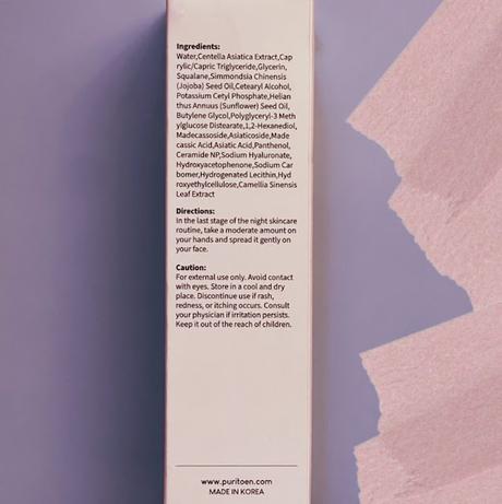 DERMIDE CICA BARRIER SLEEPING PACK DE PURITO