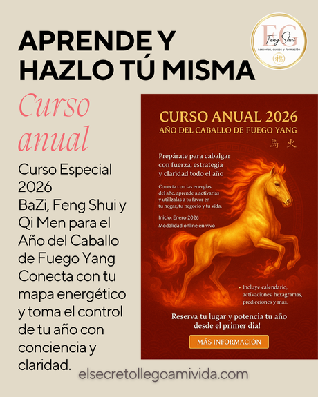 ✨2026 año de Caballo de Fuego se presenta como un año muy Yang donde todos nos vamos a ver afectados por una energía fuerte que nos impulsará.