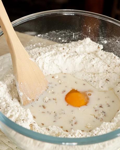 mezclar ingredientes en el bowl