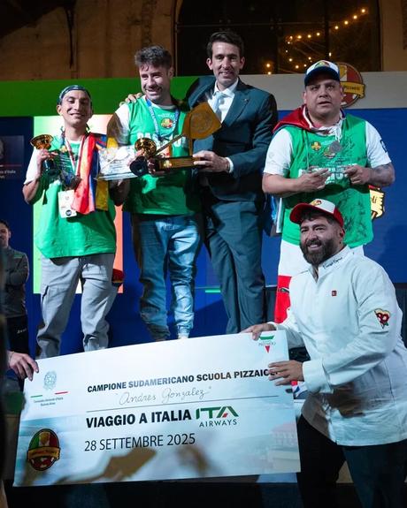 Campionato Scuola Pizzaioli 2025: Un mendocino es el nuevo campeón premios campionato scuola pizzaioli