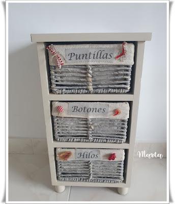 MUEBLE CON CESTAS RESTAURADO MUEBLE CON CESTAS RESTAURADO