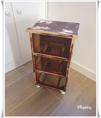 MUEBLE CON CESTAS RESTAURADO MUEBLE CON CESTAS RESTAURADO