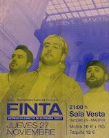 Concierto de Finta en Sala Vesta