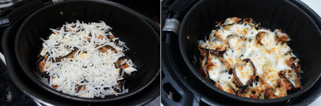 Rollitos de berenjenas rellenos.