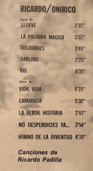 Ricardo - Onírico (1971)