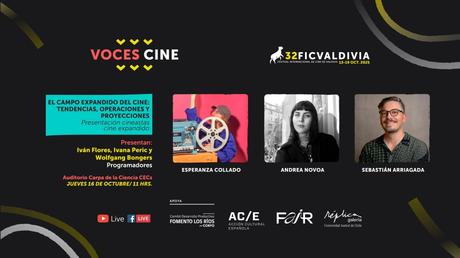 Vuelve VOCES CINE: un espacio de conversación y debate en torno al Cine y las nuevas narrativas y desafíos audiovisuales