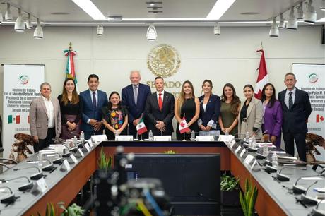 Senadora Ruth González Silva impulsa cooperación México–Canadá ante visita del senador Peter M. Boehm