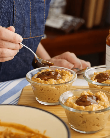 postre con dulce de leche