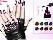 Sims Nails: KDH’s ¨KILL SAJA¨ Almond Nails compatible]