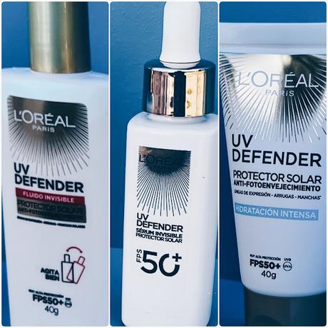 probamos el nuevo UV defender aquafusion de L'Oréal parís  protector solar liviano e hidratante de uso diario