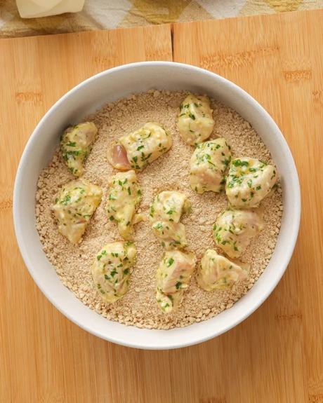 por ultimo con pan rallado