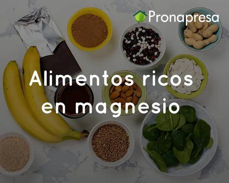 Alimentos ricos en magnesio
