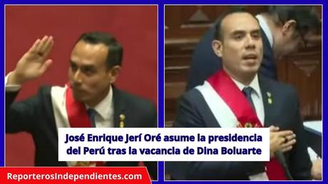 José Enrique Jerí Oré asume la presidencia del Perú tras la vacancia de Dina Boluarte José Enrique Jerí Oré asume la presidencia del Perú tras la vacancia de Dina Boluarte
