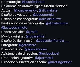 Observación Teatral: Donde quieras estar.