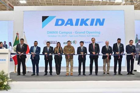 Daikin inaugura nueva planta en San Luis Potosí y anuncia ampliación de inversiones