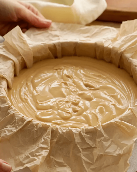 tarta lista para hornear