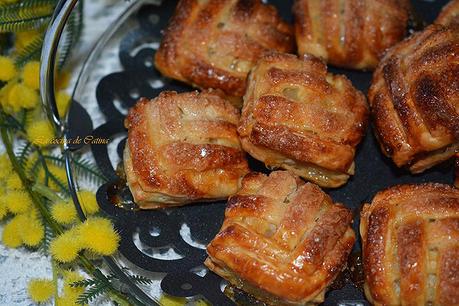 Bocaditos de hojaldre y cabello de ángel