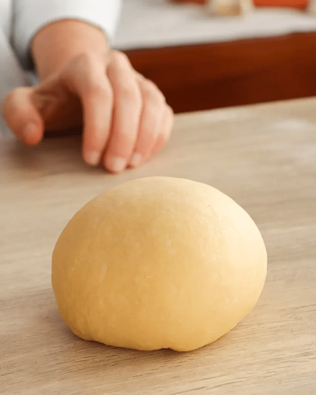 formar un bollo liso