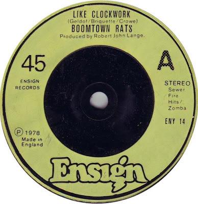 Boomtown rats -like a clockwork 7