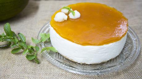 CHEESECAKE SIN HORNO; MELÓN en cada cucharada