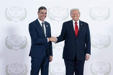 Trump interpela a Sánchez por el gasto en defensa: «¿Estáis ya trabajando con el tema del PIB?»