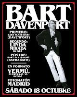 Concierto de Bart Davenport en Fotomatón Bar en horario matinal