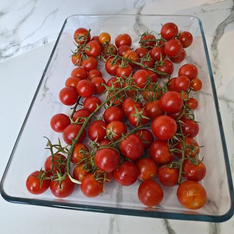 Tomates cherry confitados al horno y en conserva
