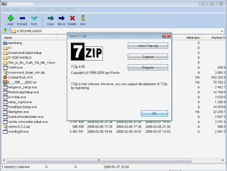 7-Zip, compresión de código abierto: gratuito, potente y con soporte para decenas de formatos 1 7zip windows