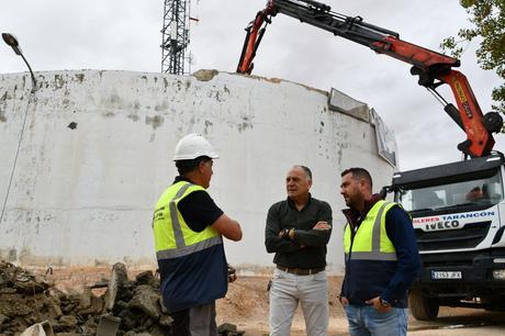 Las obras de rehabilitación de los depósitos de ‘El Altillo’ en Tarancón redundarán en una mejora de la presión