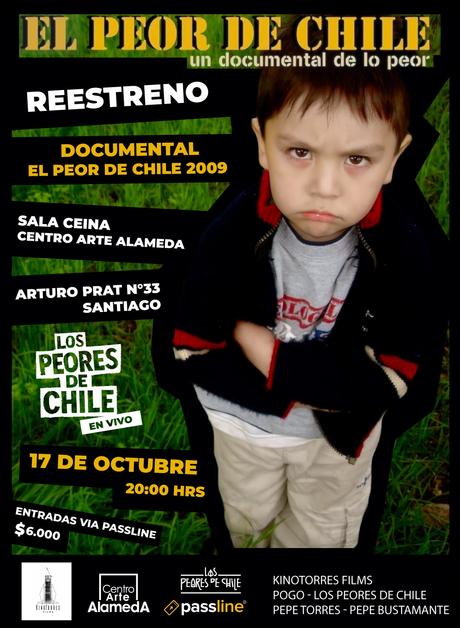 El documental El Peor de Chile y que retrata a Pogo y Los Peores de Chile tendrá reestreno en Centro Arte Alameda con presentación en vivo