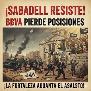 El BBVA Pierde Posiciones Mientras Sabadell Celebra su Resistencia El BBVA Pierde Posiciones Mientras Sabadell Celebra su Resistencia