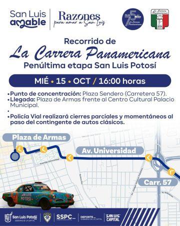 La Carrera Panamericana vuelve a San Luis Potosí como parte de su edición 2025 La Carrera Panamericana vuelve a San Luis Potosí como parte de su edición 2025