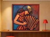 Antonio Pérez lanza cuadros contemporáneos gran formato, alto relieve edición única