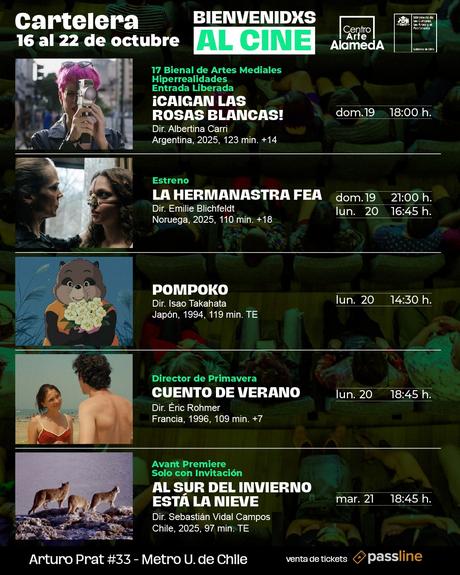 Descubre la Cartelera del Centro Arte Alameda del 16 al 22 de Octubre Descubre la Cartelera del Centro Arte Alameda del 16 al 22 de Octubre