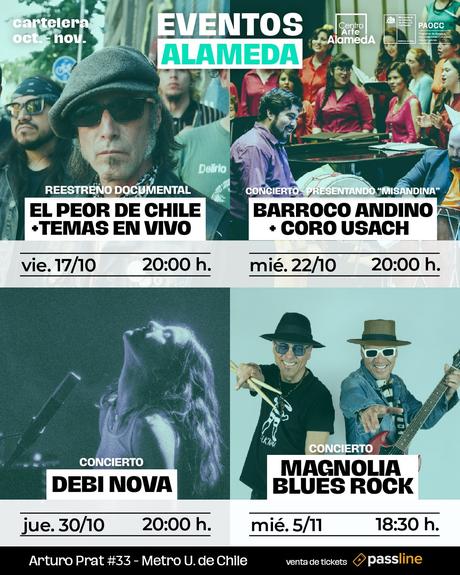 Descubre la Cartelera del Centro Arte Alameda del 16 al 22 de Octubre Descubre la Cartelera del Centro Arte Alameda del 16 al 22 de Octubre