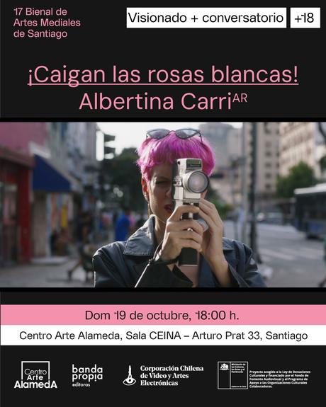 ¡Caigan las rosas blancas! + conversatorio con Albertina Carri se realiza este domingo 19 de octubre ¡Caigan las rosas blancas! + conversatorio con Albertina Carri se realiza este domingo 19 de octubre